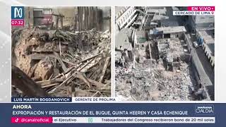 Centro Histórico: Prolima plantea expropiar y restaurar tres inmuebles monumentales