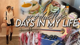DAYS IN MY LIFE | how I’m really doing, clothing haul, skin struggles, huge grocery haul, & cooking!