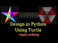 Turtle Python drawing | Turtle Python graphics using Python turtle in pycharm | vipin coding