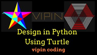 Turtle Python drawing | Turtle Python graphics using Python turtle in pycharm | vipin coding