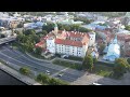 travel riga city latvia in 4k ultra hd by drone view city of beautiful art nouveau architecture