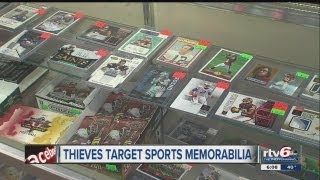 Indianapolis man's $40K sports memorabilia collection stolen from storage unit