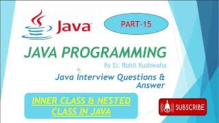 inner classes || nested classes || nested interface in java