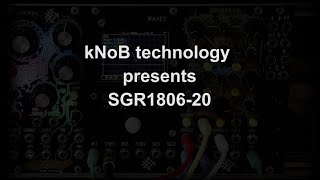 kNoB technology SGR1806-20 Eurorack Drum Voice