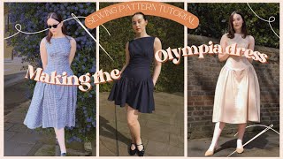 Olympia 2-in-1 Step by Step Sewing Pattern Tutorial | Summer Drop Waist Dress | Sewing Project Inspo