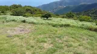 伊豆スカイライン巣雲山の頂上360度風景