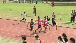 2013 聯校運動會 男甲100M決賽