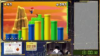 【RTA】Any％ 《27:22》【New Super Mario Bro.2】