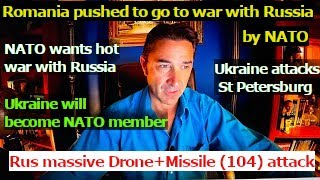 NATO pushes Romania to war against Russia. Ukr will become NATO member. Rus warns NATO of hot war.