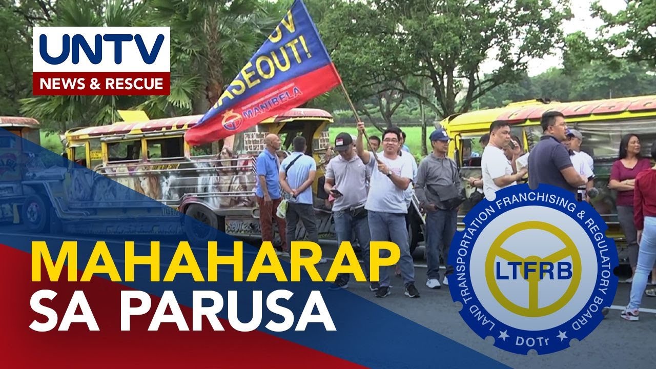 Mga Tsuper At Operator Na Sumama Sa Transport Strike, Padadalhan Ng ...