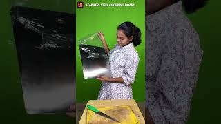 ഈ ചോപ്പിംഗ് ബോർഡാണ് ബെസ്റ്റ് | stainless steel choppingboard| #choppingboard #stainlessteel