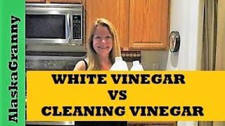 Cleaning Vinegar or White Vinegar What's the Difference