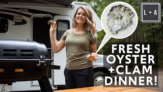 We Forage OYSTERS and go RV Camping at Little Qualicum Falls Provincial Park! 🍁