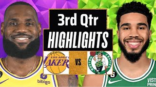 Los Angeles Lakers vs. Boston Celtics Full Highlights 3rd Qtr | Mar 8 | 2025 NBA Highlights