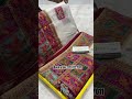 a very beautiful pure pasmina silk white and pink colour sarees trending youtube instagram new