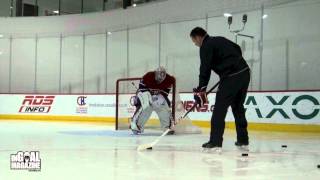 Carey Price demonstrates the \