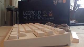 Leopold FC750R Review and Sound Test - Cherry MX Red