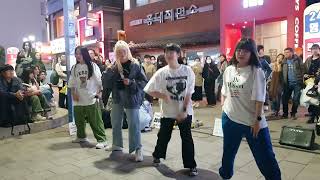 20230329 hongdae busking 홍대 미녀댄스팀 #레이디비(Lady B) 버스킹 05 - 브레이브걸스 (Brave Girls) - 롤린 (Rollin')