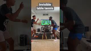 Invisible table tennis part 2.🏓 Nate vs Nick