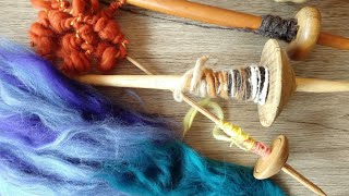 Can I spin a coiled art yarn on a drop spindle?