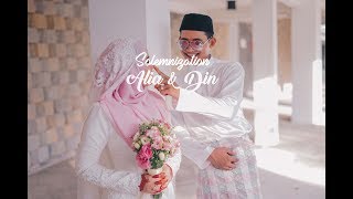 MALAYSIA WEDDING MOMENT : The Solemnization Of Alia \u0026 Shajidin