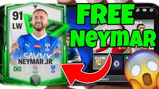 How To Get Neymar For FREE In Fc Mobile! (New Glitch)