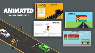 Free Animated Traffic Light Presentation Template