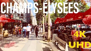 Avenue Champs Elysees Paris walking tour | Champs elysee | Paris 4K 2021| A walk in Paris