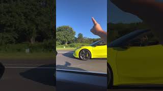 Lamborghini STO owner thought he could beat me in my Corvette Z06!