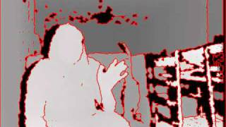 Kinect from Ruby Simple Edge Detection