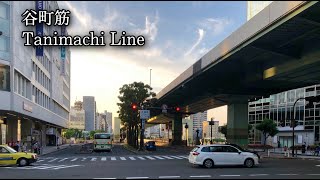 谷町筋を走る 【Roaming Tanimachi Line by bicycle in Osaka, Japan】(June, 2020)