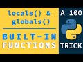 Get Local & Global Variable Using globals() & locals | Python Built-in Functions