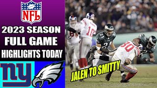 Giants vs Eagles [GAME HIGHLIGHTS] WEEK 16 | NFL HighLights TODAY 2023
