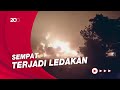 Kilang Minyak Balongan Terbakar, Langit Indramayu Memerah!