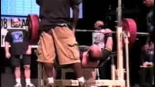 Steve Spinellli 540 \u0026 617 attempts  @ 2008 USAPL Bench Press Nationals!