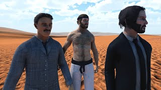 Chuck Norris, John Wick, and Tesla Vs 1,000,000 Zombies - Ultimate Epic Battle Simulator 2 | UEBS 2