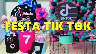 COMO FAZER UM FESTA DO TIKTOK - FAÇA SUA FESTA