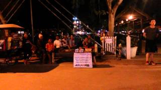 Street music. Ethnic khmer music at Cambodia