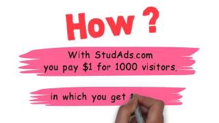 How to make money with ClickBank  Affiliates program through StudAds.com