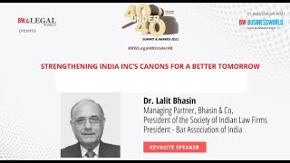 Keynote Address by Dr. Lalit Bhasin