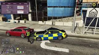 Greg And Jake Pull Over A DIRTY CRIMINAL (gone violent) | FiveM MET Police Force on VanityNetwork