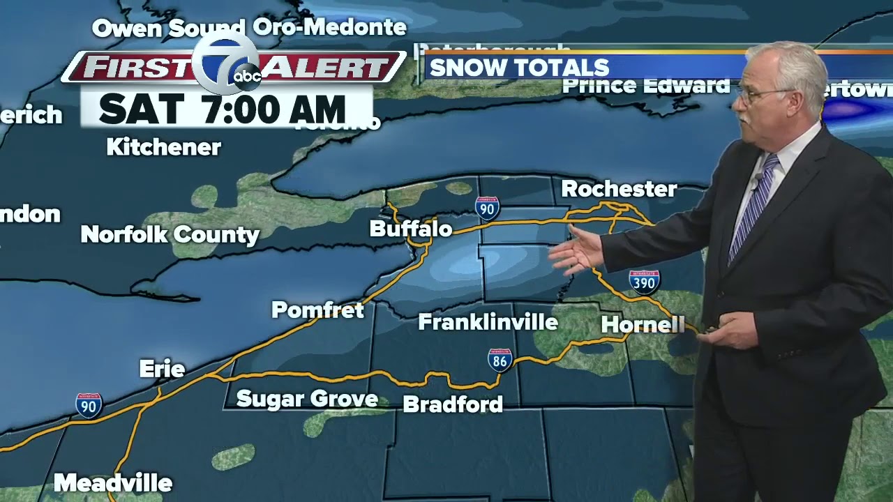 Winter Storm Warning For Much Of WNY Tonight Through Saturday - YouTube