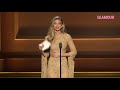 Gigi Hadid Gives Emotional Speech Receiving Her WOTY Award from Serena Williams  Glamour WOTY 2017