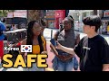 Is south korea safe country? street interview in Korea Seoul