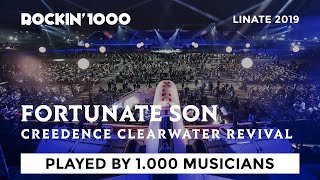 Fortunate Son - Creedence Clearwater Revival, played by 1.000 musicians | Rockin1000
