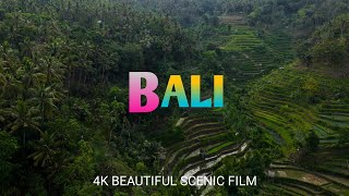 Bali 4k - Meditation Relaxing Music - Peaceful Relaxing Music - 4K Beautiful Scenic Relaxation  Film