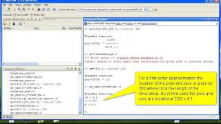 Using the Root-Locus Tool to design a PI Controller - Part I Pade Approximation