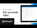 How to set up email rules - New Outlook for Windows