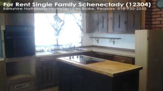 Single Family For Rent: Schenectady, NY $900