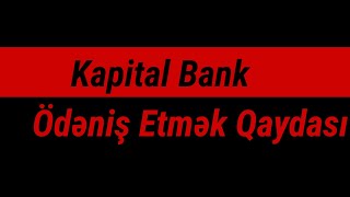 Kapital Bank. MilliÖn və Mpay Terminalları Vasitəsilə Ödəniş Etmək